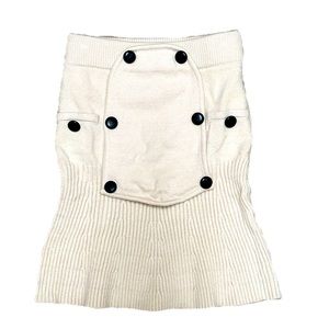 Sweater Skirt Beige S